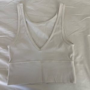 lululemon cream pivot tank
